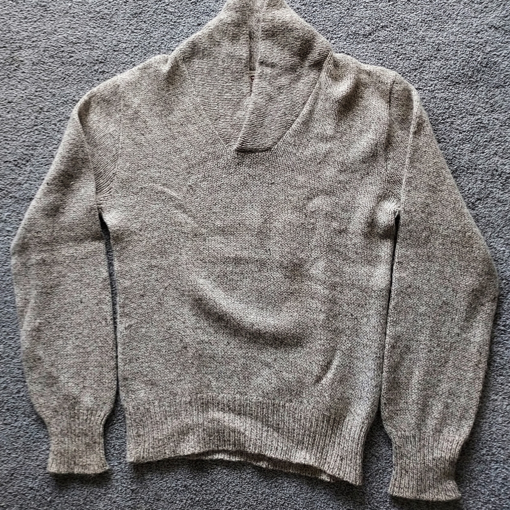 Vintage Men’s Sweater the RAGG  By Hoyle Knits Mills. Made In USA Large